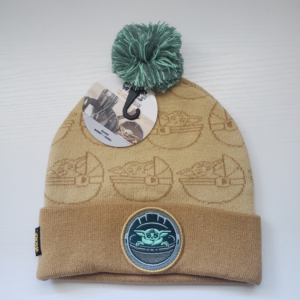 NWT Disney Star Wars The Child Grogu Pom Beanie